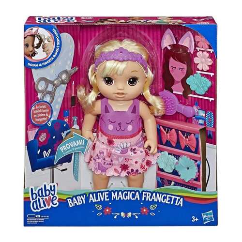 VINTAGE 2019 BAMBOLA BABY ALIVE MAGICA FRANGETTA