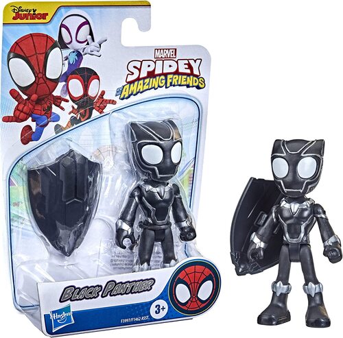 F39975X0 SPIDEY AMAZING FRIENDS HERO FIGURE BLACK PANTHER
