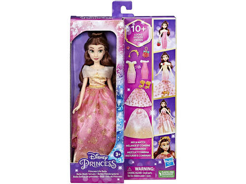 F4625 Disney Princess life Bambola Belle mix & match con vestiti