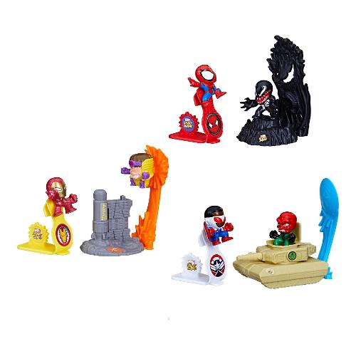 F68955L0 MARVEL STUNT SQUAD EROI VS CATTIVI SINGOLO - 3 VARIANTI
