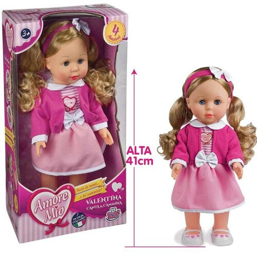 GG71010 BAMBOLA AMORE MIO VALENTINA CANTA E CAMMINA