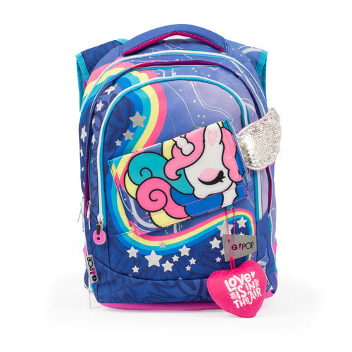 SCUOLA GG9U0110 GOPOP24 ZAINO EST.ROUND UNICORN