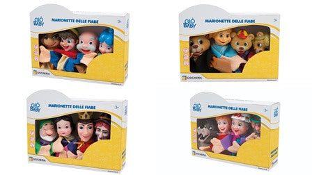 GGI200153 MARIONETTE FIAVE GRANDI CONFEZ. SINGOLA, 4 VARIANTI