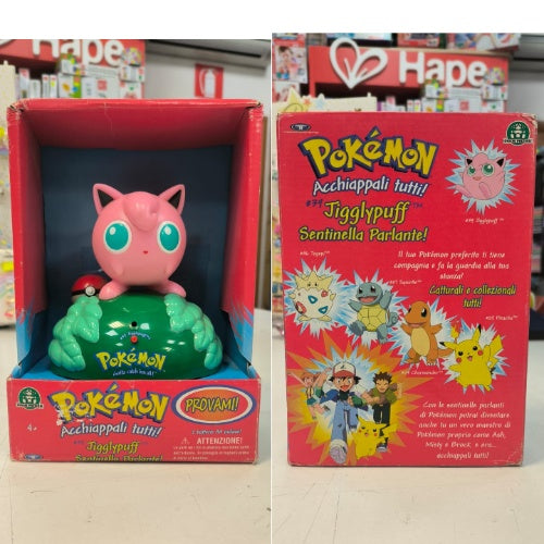 VINTAGE 1995 POKEMON JIGGLYPUFF SENTINELLA PARLANTE!