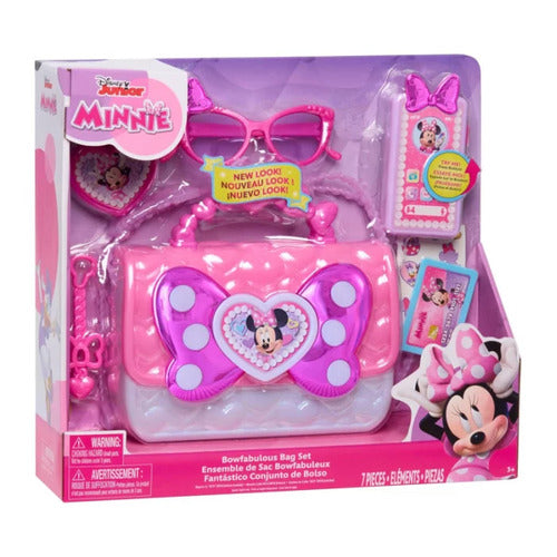 JSP88273 Minnie borsa fiocco con accessori