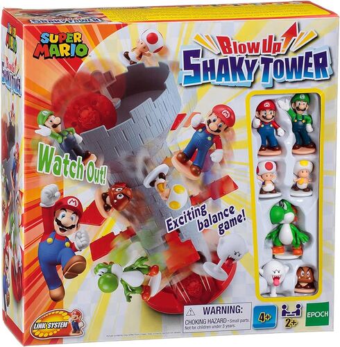 GIOCO DI SOCIETA' L7356 SUPERMARIO BLOW UP!SHAKY TOWER