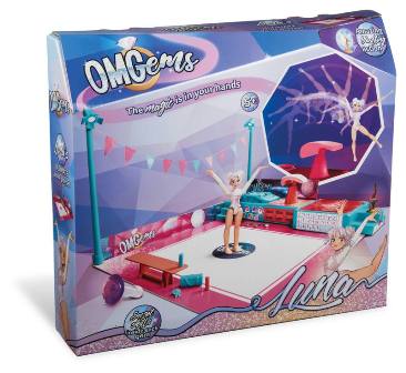 MGE02000 TEAMGEMS PLAYSET PALESTRA C/GINNASTA