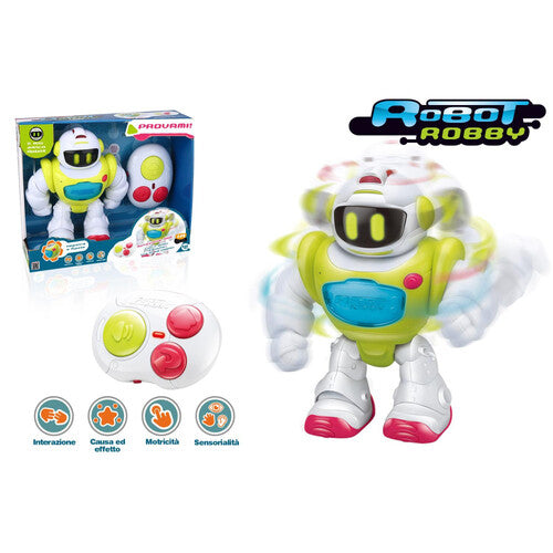 RADIOCOMANDO MGG17043 ROBOT ROBBY REGISTRA E RIPETE