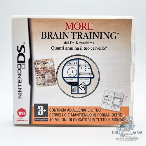 NINTENDO DS MORE BRAIN TRAINING DEL DR. KAWASHIMA-QUANT5I ANNI HA IL TUO CERVELLO?