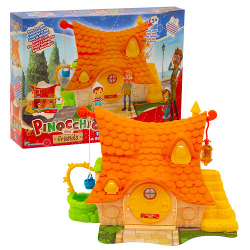 PNH05000 CASA DI GEPPETTO CON 2 PERSONAGGI