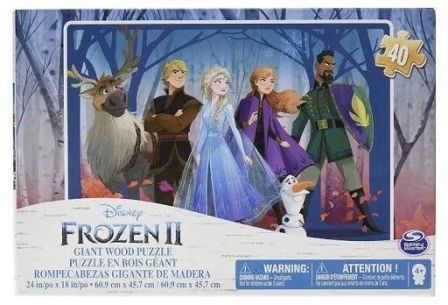 SPIN-MASTER FROZEN II Puzzle in legno 40 pezzi