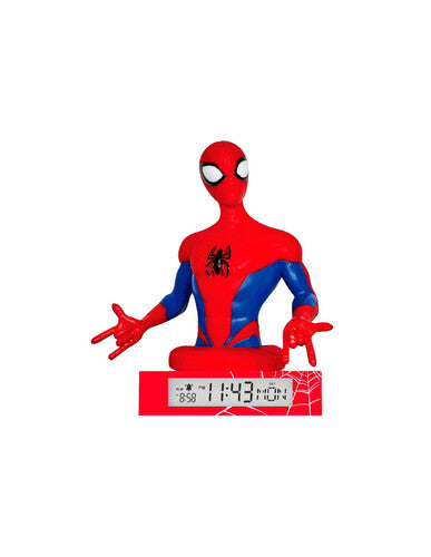TEMPO LIBERO SPM3621 Spider-Man Lampada e Sveglia 3D