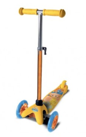 TPU00000 TOPO GIGIO MONOPATTINO 3 RUOTE