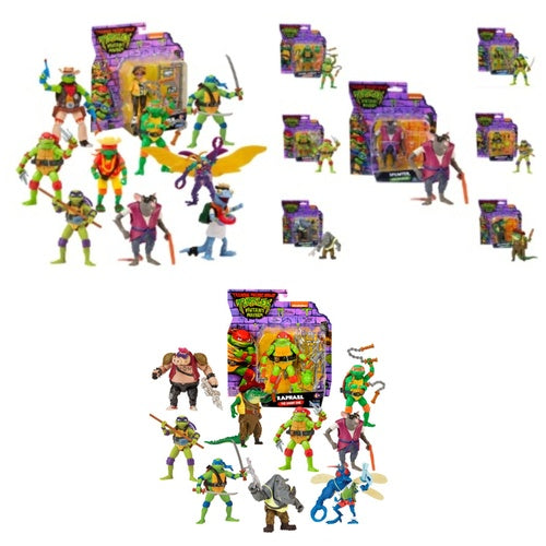 TU805000 TURTLES MOV.23 PERSONAGGIO BASE ASS.A/B/C/D/E