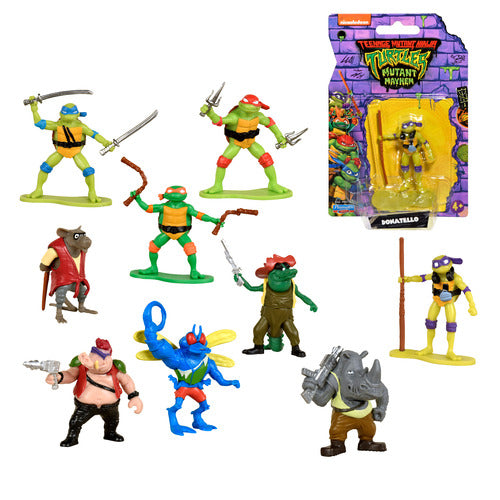 TU830000 TURTLES MOVIE MINI PERS. BLISTER AST