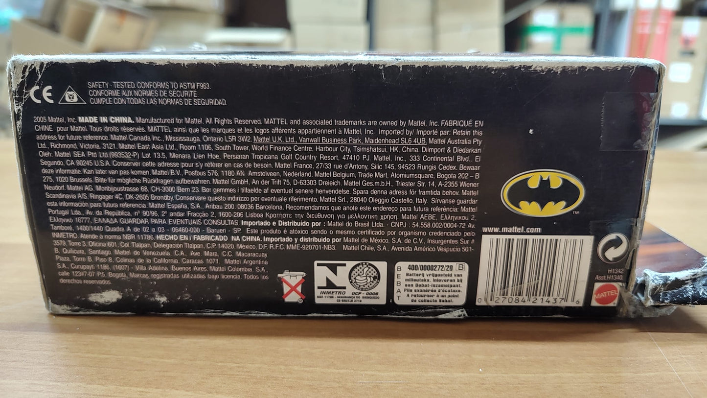 Vintage old style retro games Batman Begins Total control Ra's Al ghul Action figures 15 cm Mattel 2014