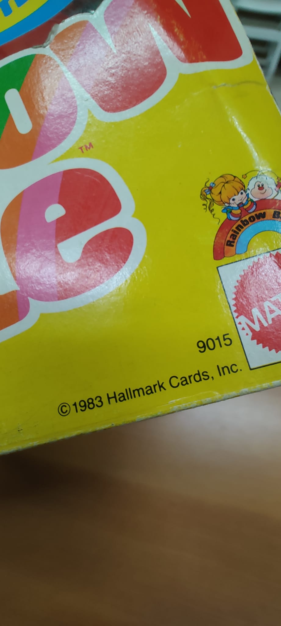 Vintage Old style Retro games 1983 Mattel Rainbow Brite Baby Iridella Bambola