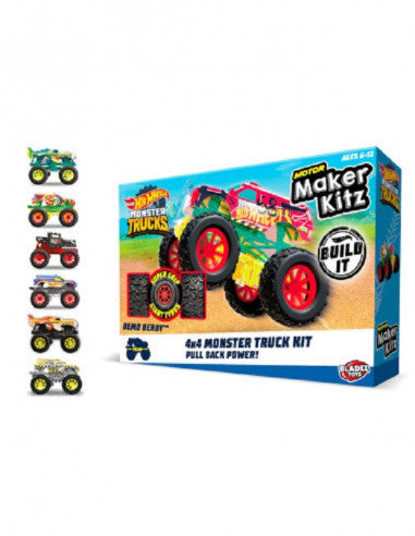 HTW17552 Hot Wheels Monster Truck Kit Motorizzato