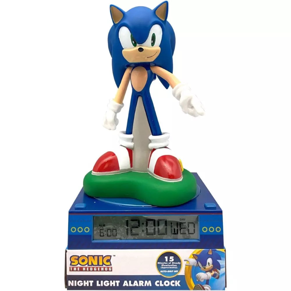 TEMPO LIBERO SNC3023M Sonic Lampada e Sveglia 3D