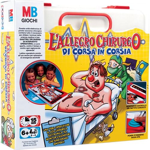 GIOCO DI SOCIETA' 01589 L'ALLLEGRO CHIRURGO DI CORSA IN CORSIA