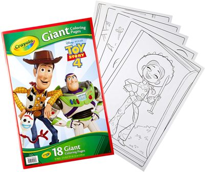 04-0693 Maxi Pagine da Colorare con Adesivi - Toy Story 4 crayola