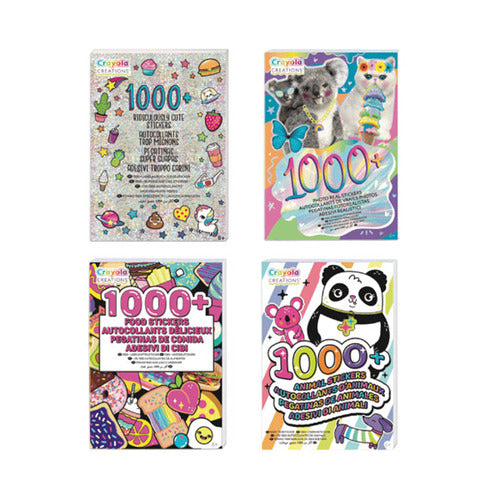 04-1248 Creations album 1000+ adesivi assortiti 4 soggetti