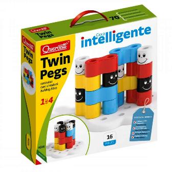 Quercetti 04026 TWIN PEGS - 16PZ