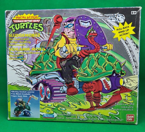 043377055518 VINTAGE 1991 NINJA TURTLES SLUDGEMOBIL