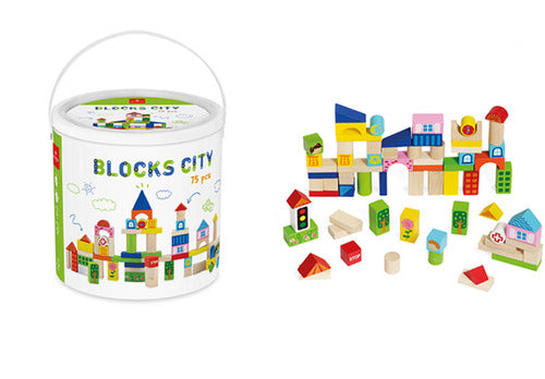 053814 BLOCKS CITY 75PZ.DAL NEGRO