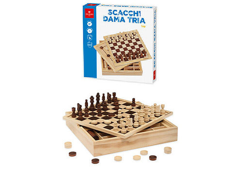 053908 SCACCHI DAMA TRIA TOP CM.30 FSC 100%
