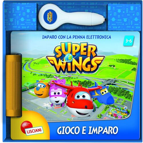 EDUCATIVO 09078 SUPER WINGS LIBRO PENNA ELETTRONICA QUIZ E IMPARA