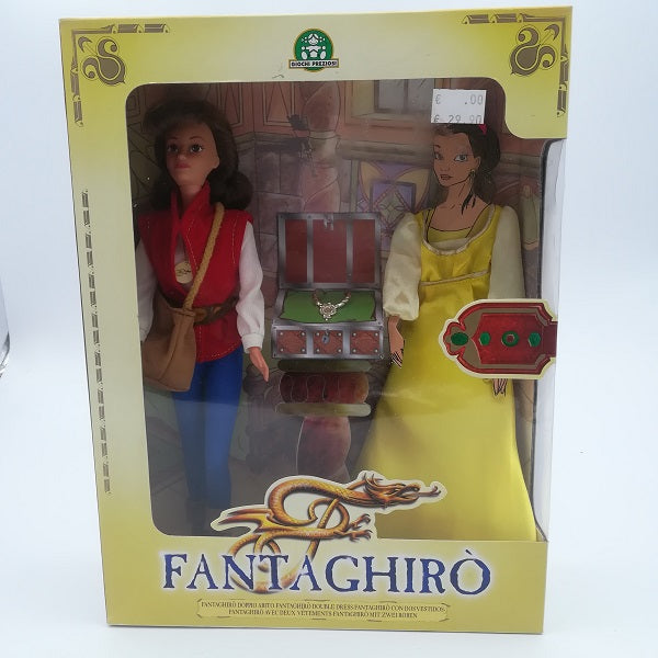 VINTAGE Bambola Fantaghirò Doppio Abito con diadema Giochi Preziosi 1999