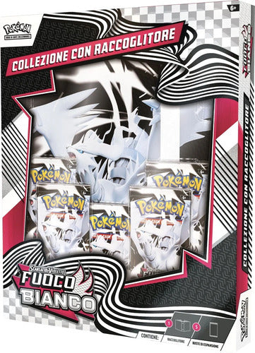 10-10039-110 POKEMON FUOCO BIANCO COLLEZIONE CON RACCOGLITORE