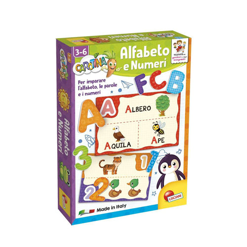 EDUCATIVO 100439 CAROTINA PLUS ALFABETO E NUMERI