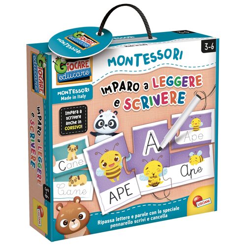 EDUCATIVO 100460 MONTESSORI IMPARO A LEGGERE E SCRIVERE