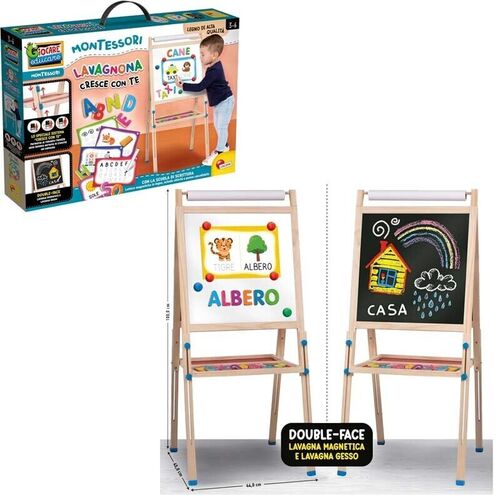 EDUCATIVO 102600 MONTESSORI LAVAGNONA LEGNO CRESCE CON TE