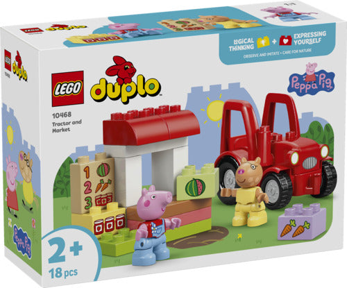 Lego Duplo 10468 Peppa Pig trattore e mercato