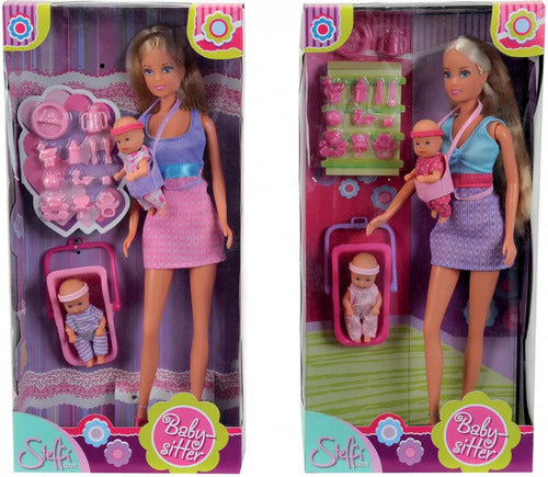 105730211 Bambola Steffi Love Baby Sittersingola,2 varianti