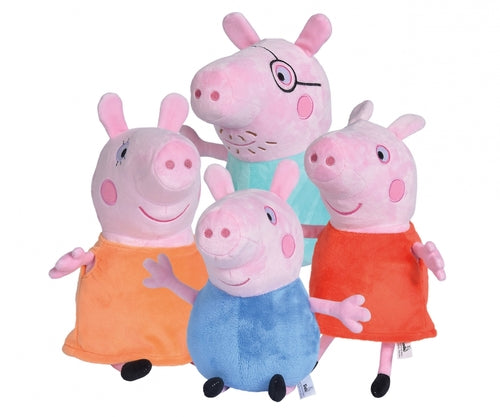 109261010 Peluche Peppa pig singolo 20-25cm - 4 varianti
