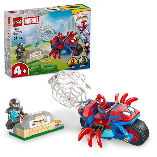 LEGO SPIDEY 11206 SULLA MOTO CONTRO RHINO