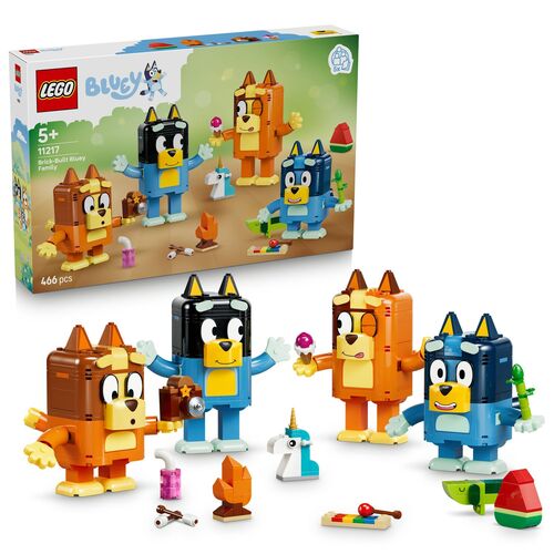 Lego Bluey 11217 Famiglia Bluey in mattoncini