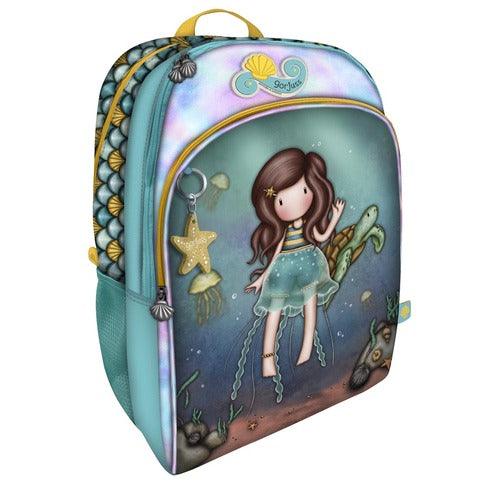 SCUOLA 1130GJ09 ZAINO LARGE 3 CERNIERE DEEP SECRETS GORJUSS