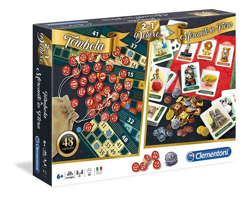 GIOCHI DI SOCIETA' CLEMENTONI 16555.1 Il Mercante in Fiera & La Tombola