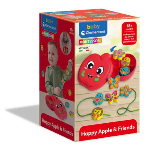 PRIMA INFANZIA 17600 MONTESSORI LACING GAME APPLE