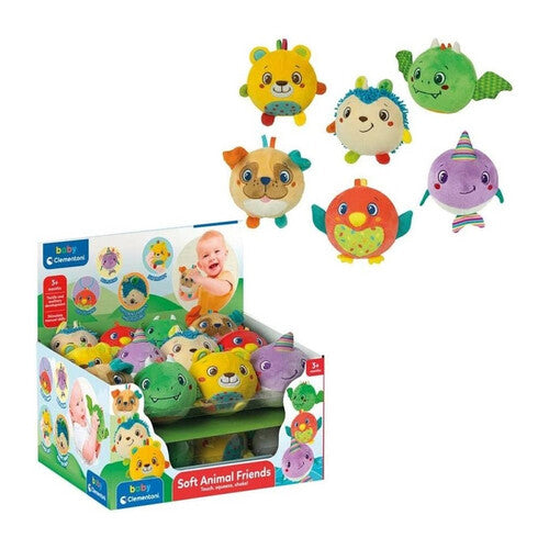 PRIMA INFANZIA 17683 ANIMAL SOFT BALL SINGOLA - 6 VARIANTI