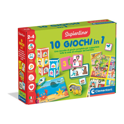 EDUCATIVO 18153 SAPIENTINO 10 GIOCHI IN 1