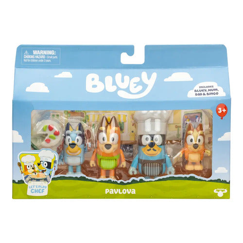 18916 BLUEY LPC ACTION FIGURE 4-PACK 23X16X6CM