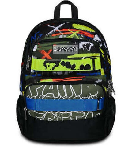 SCUOLA 200102358_657 ZAINO ADVANCED POCKETS SEVEN FLUO BELTS