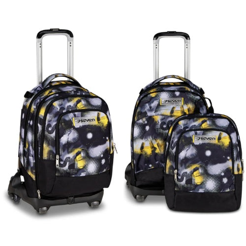 SCUOLA 200102647-822 ZAINO TROLLEY JACK 8WD DETACH SEVEN GOLDEN PAINT