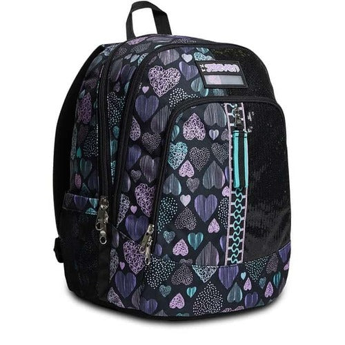 SCUOLA 201002259_899 ZAINO ADVANCED SEVEN PATCHYHEART GIRL OFFERTA!